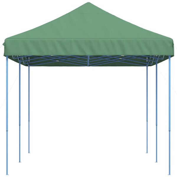 vidaXL Tente de r&eacute;ception pliable escamotable vert 580x292x315 cm