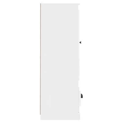 vidaXL Buffet haut blanc 36x35,5x103,5 cm bois d'ingénierie