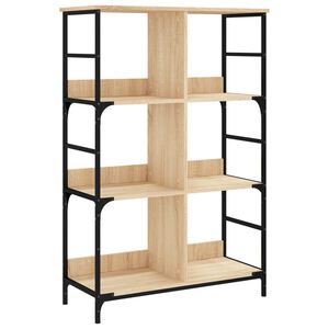 vidaXL Biblioth&egrave;que ch&ecirc;ne sonoma 78,5x33x117,5 cm bois d'ing&eacute;nierie