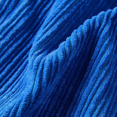 Pantalons pour enfants velours côtelé bleu cobalt 92
