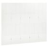vidaXL Cloison de s&eacute;paration 5 panneaux Blanc 200x180 cm Acier