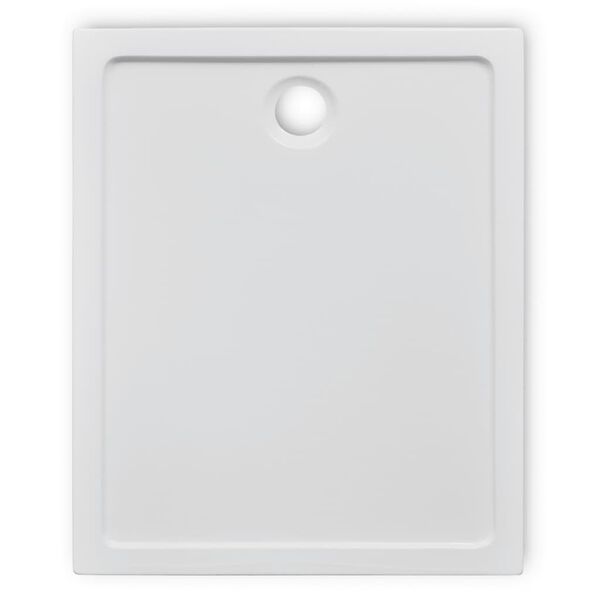 vidaXL Receveur de douche Rectangulaire ABS 80 x 100 cm