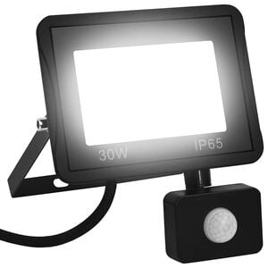 vidaXL Projecteur &agrave; LED avec capteur 30 W Blanc froid