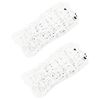 vidaXL Filets &agrave; foin 2 pcs rectangulaire blanc 200x120 cm PP