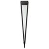HI Lampe sur piquet solaire &agrave; LED de jardin 75 cm Noir
