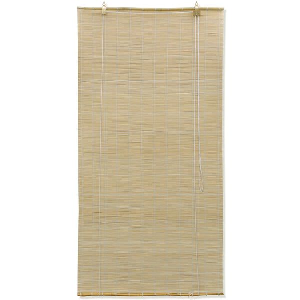 vidaXL Store roulant en bambou 140x220 cm Naturel