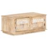 vidaXL Table basse 90x49x37 cm Bois de manguier massif