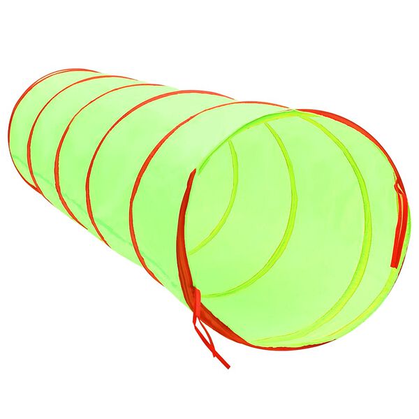 vidaXL Tunnel de jeu pour enfants avec 250 balles Vert 175cm Polyester
