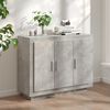 vidaXL Buffet Gris béton 92x35x75 cm Bois d'ingénierie