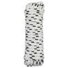 vidaXL Corde de bateau 16 mm 9 m Blanc et noir Polyester