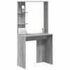 vidaXL Bureau Sonoma gris 78.5 x 37 x 154.5 cm Bois d'ingénierie