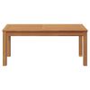 vidaXL table Marron 95 x 45 x 40 cm Bois de teck massif