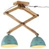 vidaXL Plafonnier 25 W bleu d&eacute;lav&eacute; 29x18x85 cm E27