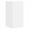 vidaXL Ensemble meuble TV Montage mural 4 pcs Blanc Bois d'ing&eacute;nierie