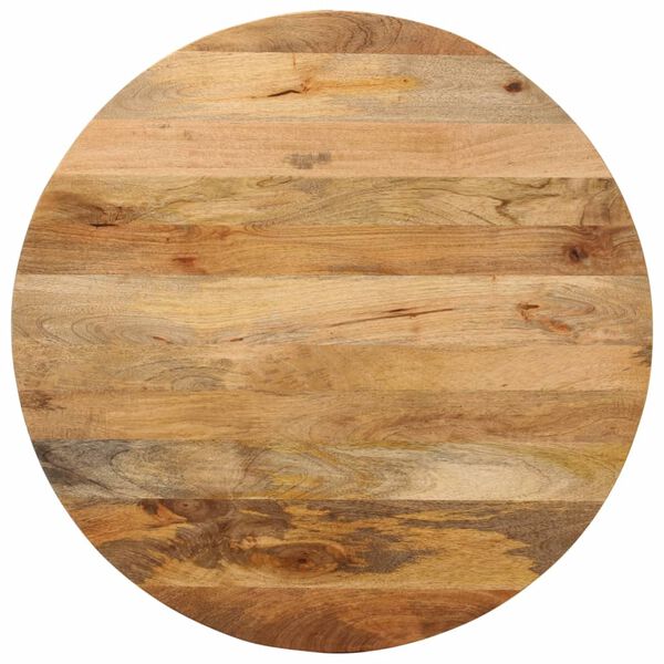 vidaXL Dessus de table &Oslash; 90x3,8 cm rond bois de manguier massif