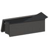 vidaXL Banc de rangement pliable gris fonc&eacute; faux lin