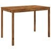 vidaXL Table de Bar de Jardin Naturel 147 x 88,5 x 105 cm