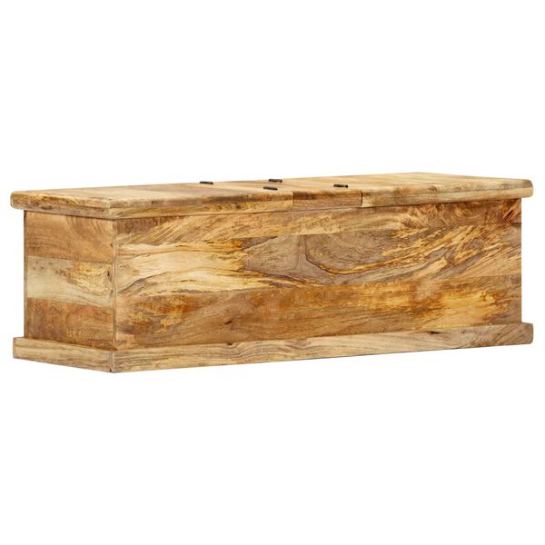 vidaXL Table basse 100x50x35 cm Bois de manguier massif