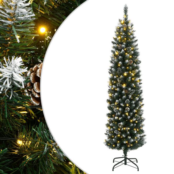 vidaXL Sapin de No&euml;l artificiel mince 150 LED 120 cm