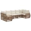 vidaXL Ensemble de canap&eacute; de jardin 7 pc 7-Nombre de places