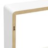 vidaXL &Eacute;tag&egrave;res murales sous forme de cube 3 pcs Blanc MDF