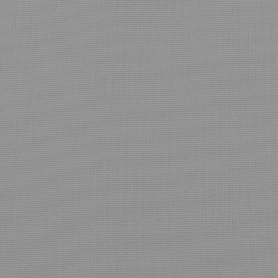 vidaXL Coussin de palette gris 120x40x12 cm tissu