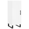 vidaXL Buffet blanc 34,5x34x90 cm bois d'ing&eacute;nierie