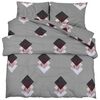 vidaXL Ensemble de housse de couette multicolore 260x240 cm coton