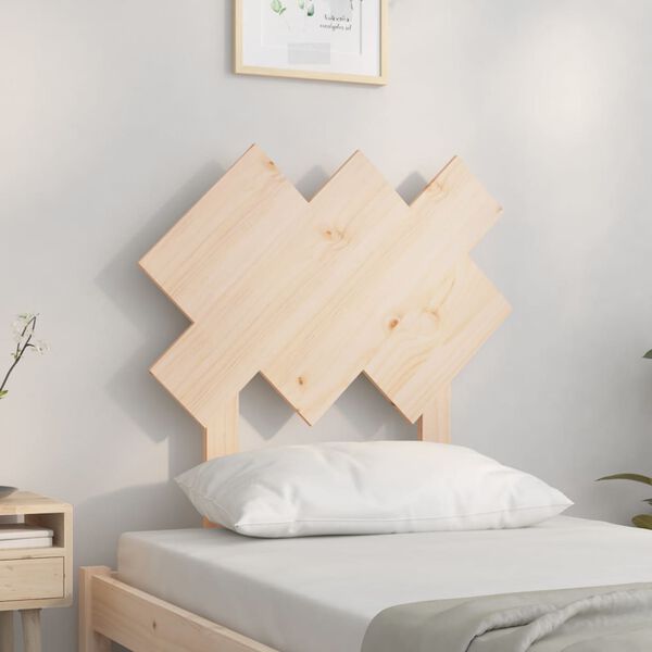 vidaXL T&ecirc;te de lit 72,5x3x81 cm Bois massif de pin
