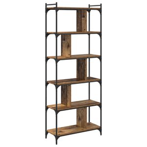 vidaXL Biblioth&egrave;que 5 niveaux 76 x 32 x 192 cm Bois d'ing&eacute;nierie