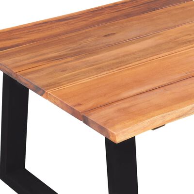 vidaXL Table basse en Bois d'acacia massif 110 x 60 x 40 cm