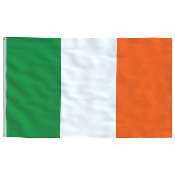 vidaXL Drapeau de l'Irlande et m&acirc;t 5,5 m Aluminium