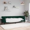 vidaXL Lit de repos sans matelas vert foncé 80x200 cm velours