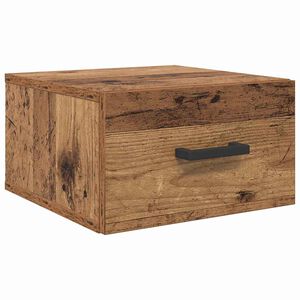 vidaXL Cabinet de chevet Bois ancien 35 x 35 x 20 cm Bois d'ing&eacute;nierie