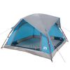 vidaXL Tente de camping de cabine 4 personnes bleu imperm&eacute;able