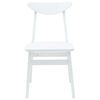 vidaXL Chaises de salle &agrave; manger 2 pcs Blanc 42 x 47.5 x 81 cm