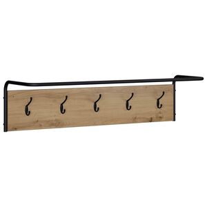 vidaXL Porte-manteau Montage mural Ch&ecirc;ne artisanal 100 x 30 x 25 cm