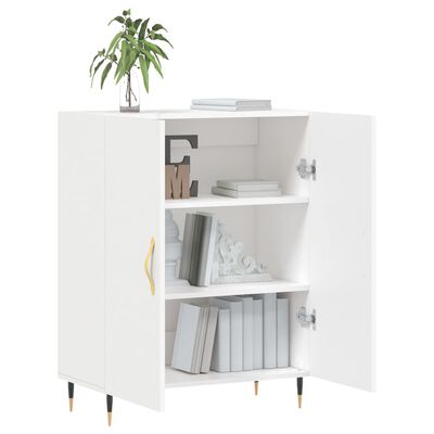 vidaXL Buffet blanc 69,5x34x90 cm bois d'ingénierie