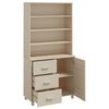 vidaXL Buffet HAMAR Bois massif de pin Marron miel