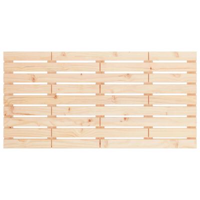 vidaXL Tête de lit murale 146x3x63 cm Bois massif de pin