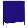 vidaXL Armoire de rangement Bleu marine 80x35x101,5 cm Acier