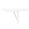 vidaXL Table murale pliable Blanc brillant 100x60x56cm Bois ingénierie