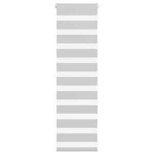 vidaXL Store z&egrave;bre gris clair largeur du tissu 35,9 cm polyester