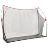 vidaXL Filet de frappe de golf 356x92,5x215 cm M&eacute;tal