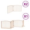 vidaXL Barri&egrave;re pour chien porte pliable 8 panneaux bois de peuplier
