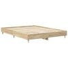 vidaXL Cadre de lit Sonoma 152 x 203 cm Bois d'ing&eacute;nierie