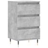 vidaXL Buffet gris b&eacute;ton 40x35x70 cm bois d'ing&eacute;nierie