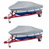 vidaXL Housses de bateau 2 pcs Gris Longueur 427-488 cm Largeur 173 cm