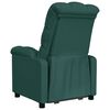 vidaXL Fauteuil inclinable Vert fonc&eacute; Tissu