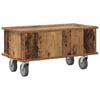 vidaXL Meuble TV Bois ancien 68,5 x 35 x 35 cm Bois d'ing&eacute;nierie